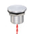 12mm Natural anodized aluminum Normally Open Momentary Piezo Switch