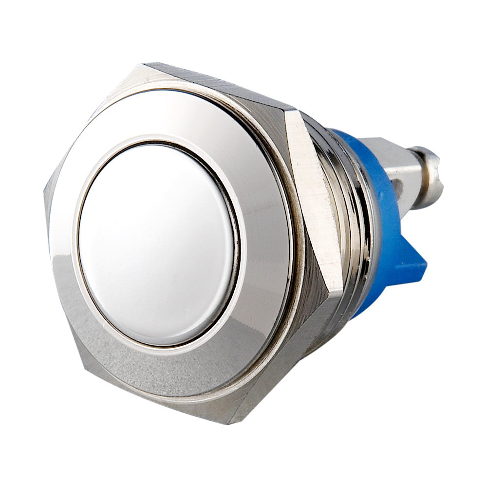 V16(16mm) Stainless Steel Anti Vandal Switch - 1NO Momentary