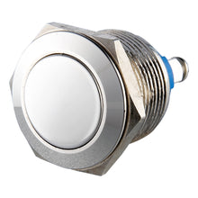 Load image into Gallery viewer, 19mm Nickel-plated Brass 2A 48VDC IP65 Anti Vandal Switch