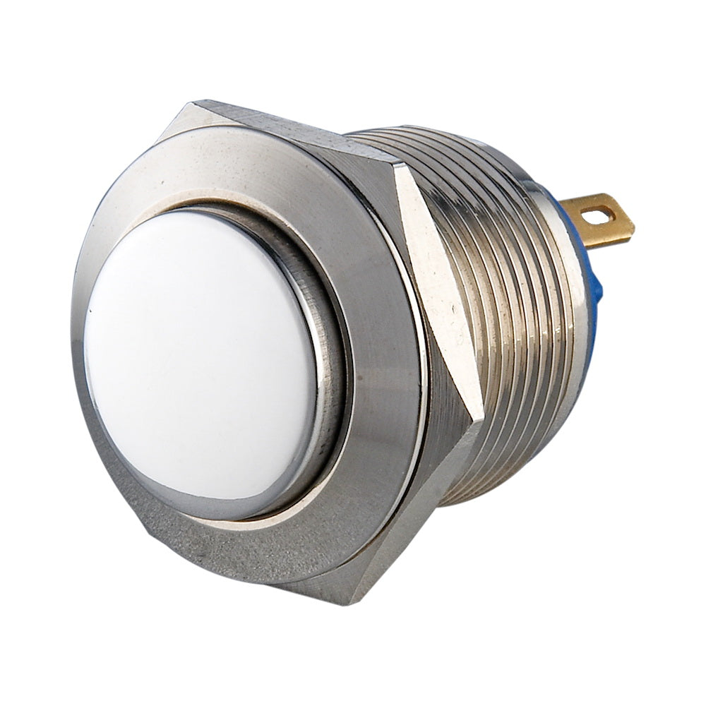 19mm Nickel-plated Brass 2A 48VDC IP65 Anti Vandal Switch